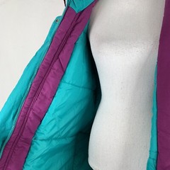 Vintage Size Medium Coat Winter Made In Korea Persuasion Purple Quilt Lined