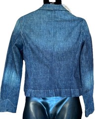 VTG Y2K Lauren Jeans Co Ralph Lauren Women’s Double Breasted Denim Jacket S *