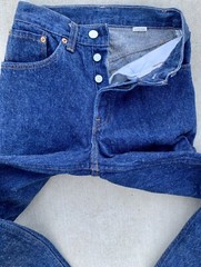 Vintage Levi’s Button Fly 501 Jeans Size 3 23 Inch Waist 30 Inch Inseam