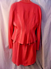 Vintage 1980S Evelyne Mandel Paris Barbie Pink Skirt Suit 10 Super Cool