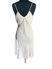 NWT Vintage Peach Original Stardust Crêpe Slip/Dress/Nightgown Size 38