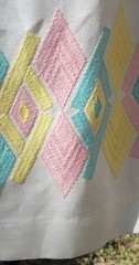 Vintage 60s Mod Mini Dress, Geometric Carnaby St, Youthquake Go Go Easter, Sz. 8