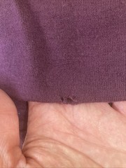 VTG 70s Parade New York Secretary Dress XS Plum Purple Union Made Flannel Feel