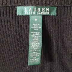 Ralph Lauren Vintage Equestrian Wool And Silk Sweater Zip Jacket Women’s Size M