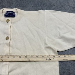 Vintage Burberry x Ballantyne Cashmere Cardigan Sweater | UNK Size | Small Stain