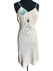 NWT Vintage Peach Original Stardust Crêpe Slip/Dress/Nightgown Size 38