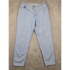 Vintage Mr Lee Jeans Womens 16W 32×30 High Rise Tapered Leg Distressed