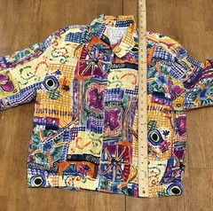 Vintage Pacific Silk Studio Clothing Company 100% Silk Jacket Small