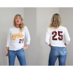 1970’s Vintage Illinois Nick’s Sports Saloon Jersey Shirt Women’s XS SM Men’s XS
