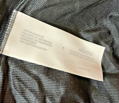 New Vintage Jc Penney Adonna Black Nylon Brief Panties Size 7
