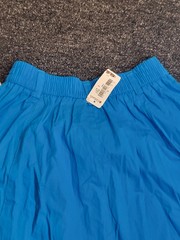 Vintage 90s LizSport Adult Womens Size Medium M Blue Teacher Skirt A-Line New