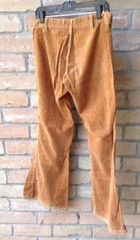 VTG 70s Landlubber Toffee Corduroy Pants Low Rise 32″W Flare Hippie Festival