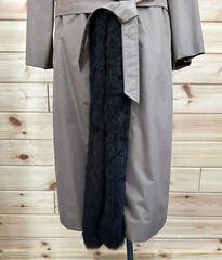 Mano Swartz Ranch Raised Opossum Women’s Vintage All Weather Coat & Hood