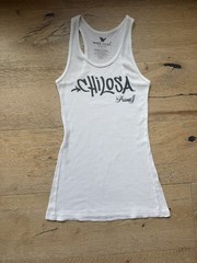 VINTAGE RARE Y2K WET SEAL White Tank Top Sz S Price Firm!