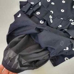 Vintage Beverley Standing 1980 Black White Cotton Dress Pin Up Polka Dot Sz 8