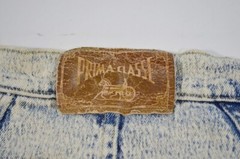 VTG 80s 90s Stone Acid Light Blue Wash Prima Classe Made Israel 34 Womens Jeans