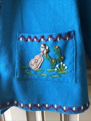 Vintage Berty 1940s-50s Embroidered Mexican Souvenir Jacket Beautiful Colors 12