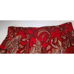 Vintage Kathie Lee A-Line Maxi Skirt Women’s Size 16 Paisley Pleated Made In USA