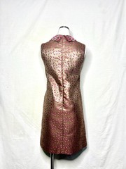 Vintage Metallic Brocade Dress&Coat