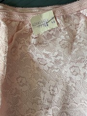 Vintage 1950/60s Ladies Baby Pink Avisco All Acetate Underwear Size 6 NOS Lace
