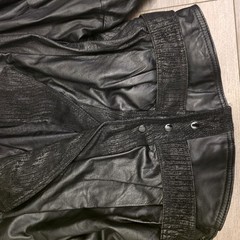 Vtg 1980’s Global Identity G-III Cropped Black Leather Goth Jacket Size Medium