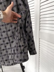 Gianni Versace 1980-1990 Very Rare Vintage Wool Dress 80’s Geometric Print 90s