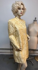 NWT J Peterman Life at Chenonceaux Silk Damask Cutaway Jacket Bust 36-38 $335.00