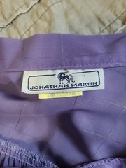REDUCED Vintage Jonathan Martin Purple 80s Retro Dress Size 13/14