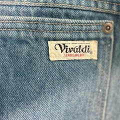 Vivaldi Vintage Denim Maxi Skirt Blue High Waisted Western Button Back Size 10