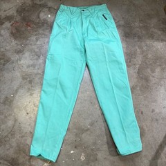 Vintage Rocky Mountain Seafoam Green Denim Western Jeans Size 15 31×34 High Rise