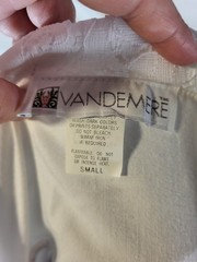 NWT Vintage Vandemere Size Small White Lace Cottagecore Long Sleeve Nightgown