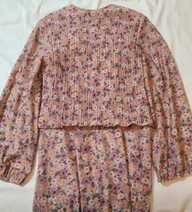Vtg 1970s Sue Brett Maxi Floral Dress Womens Sz Medium Prairie Cottage Core EUC
