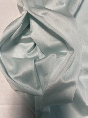 Vintage Lorraine Light Aqua Flowing Silky Anthron Nylon Nightgown Lace Small