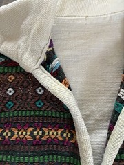 Vintage Hand Woven Guatemalan Beaded Top Small- Med Boho Aztec Southwestern VTG