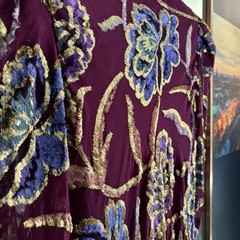 Judy Hornby Couture 1980’s Vintage Silk Dress, Size 16