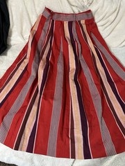 Jantzen Vintage 80s Skirt Long Women’s Colorful Size 12 Crease Resistant