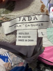Vintage 90s Jada Silk casual Sleeveless dress