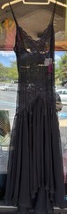 Natori Black Lace Slip Nightgown Size P Style S60870D MPN S60870D