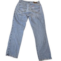 Vintage Polo Jean Co Ralph Lauren Womens 10×32 Saturday Jean Light Wash USA Flag
