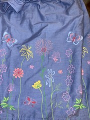 Secret Treasures Nightgown House Dress Chambray Sleeveless Pockets S