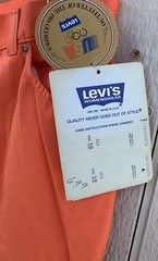 vintage Levis 5 pocket jeans style pants 1984 Olympics size 18 33 in waist 1980s