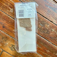 New Kmart Basic Editions Ankle Highs Stockings Reinforced Toe Nude USA NOS