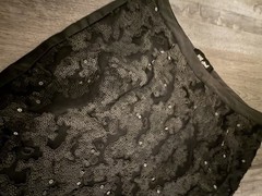 Vintage Y2k Wet Seal Women’s Skirt Mini Medium Sequin Faux Leather Pencil