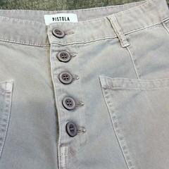 Pistola Tammy High Rise Trouser Lilac Dust Button Fly Sailor Style Size 25