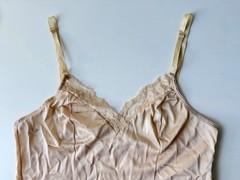 Vintage Dress Slip, Nude Color, Women’s Size 32, Union Made in USA, Size 32 XS