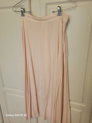 vintage 1980s 100% Rayon Ralph Lauren Blush Skirt and