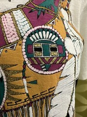 S Vintage DIAMOND DUST USA Single Stitch T-Shirt NATIVE AMERICAN First Nations