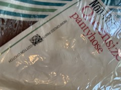 Vintage Queen Size Pantyhose NudeSuntan Made in USA NEW In Package – 2 Pair Pack