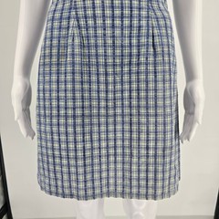 Vintage 1990s Tart Cotton Plaid Made in USA Sleeveless Shift Dress (XS/2)