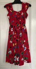 Robbie Bee RED Sun Dress ~ Eyecatcher!